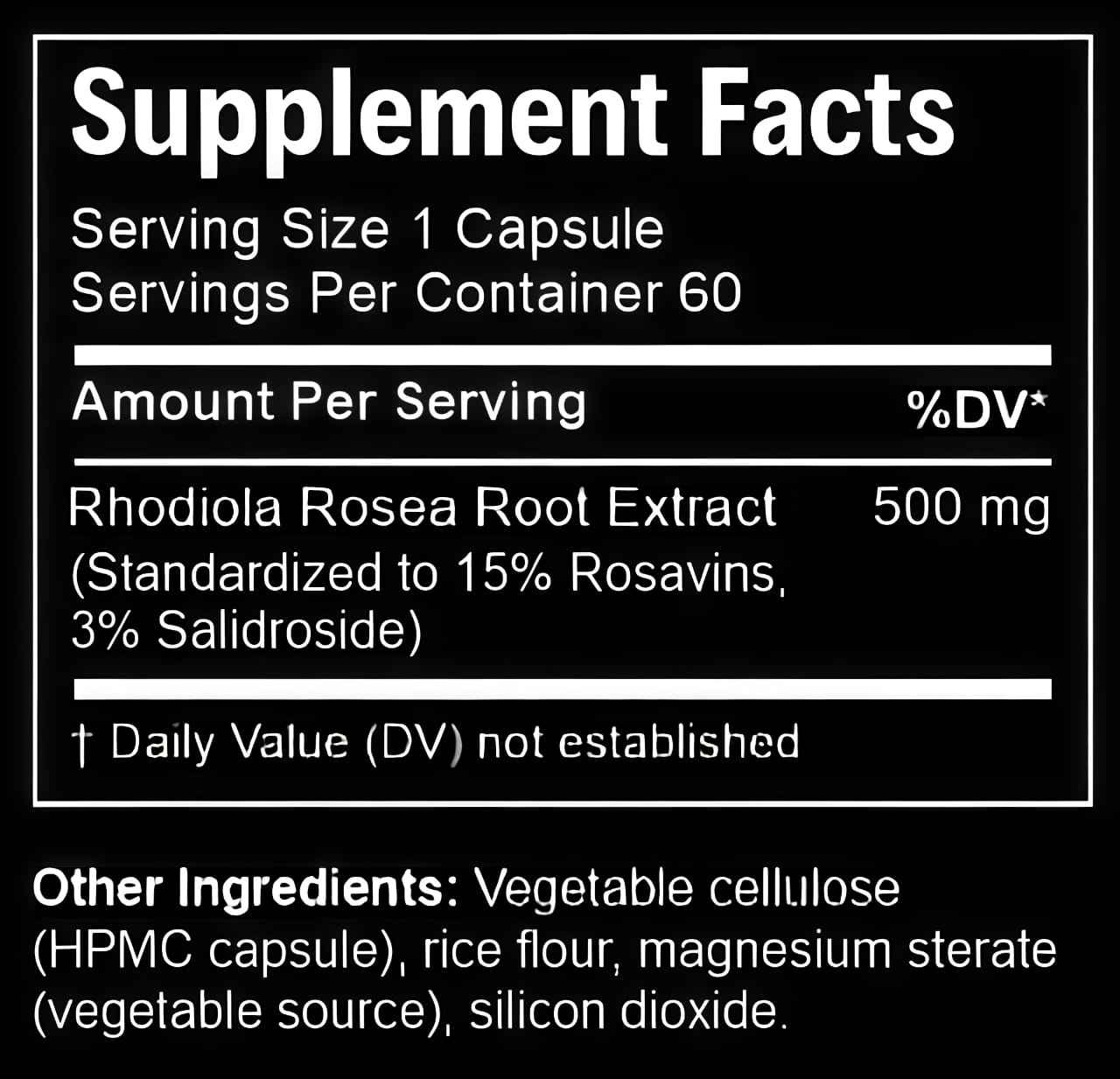 Rhodiola Complex 60 Caps - ELK