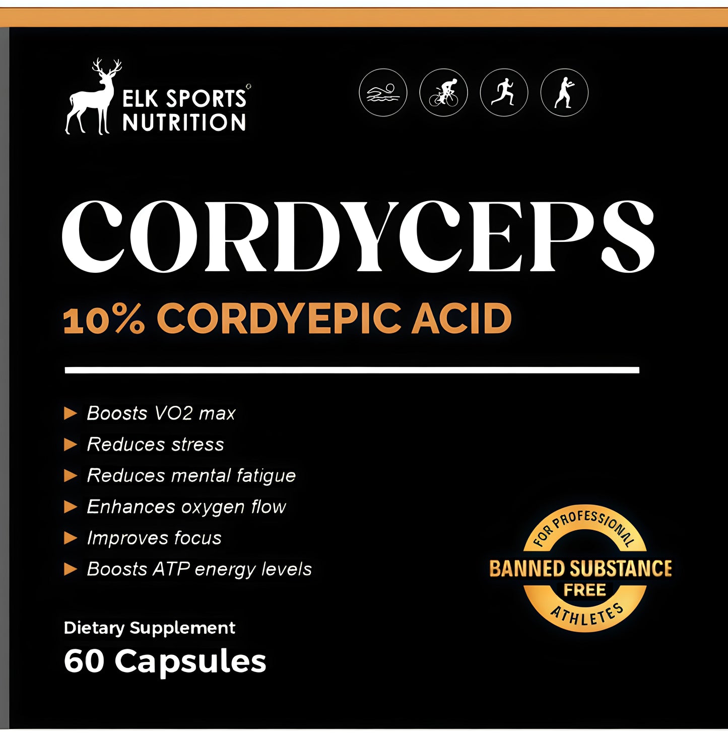 Cordyceps 60 Caps - ELK